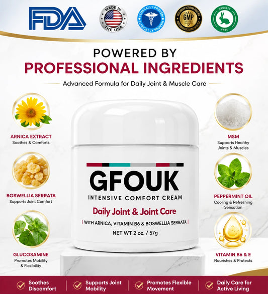 GFOUK®  🧑‍⚕️✅Pain-ReIief Bone HeaIing Cream US (SpeciaIIy or older adults)