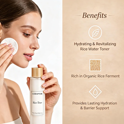 LISRAPTOR®  Rice Toner – Milky Essence for Glowing Skin