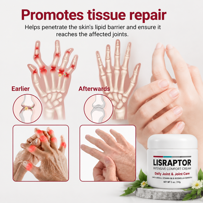 LISRAPTOR®  🧑‍⚕️✅Pain-ReIief Bone HeaIing Cream US (SpeciaIIy or older adults)