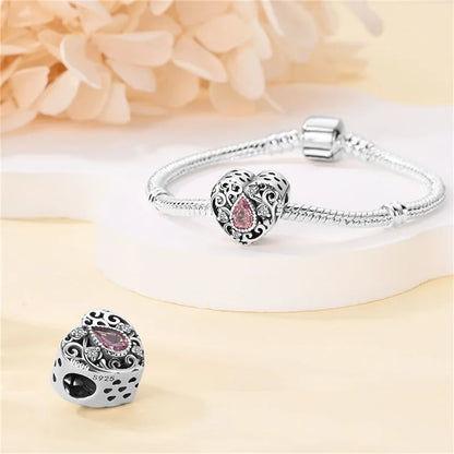 2024 Original New in Romantic Retro Classic Series Lotus Charm Beads Fits Pandach Bracelet Women 925 Silver Pendant Bead Jewelry