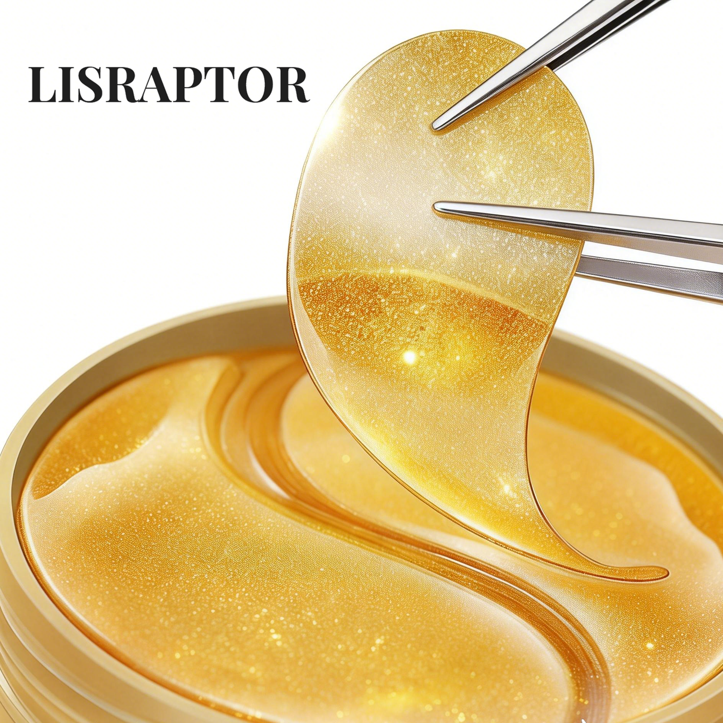 LISRAPTOR® 24K Gold Eye Mask – 60 Pack