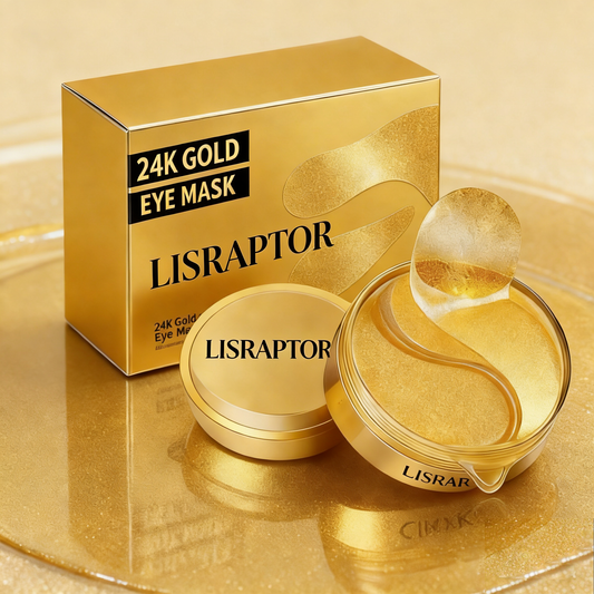 LISRAPTOR® 24K Gold Eye Mask – 60 Pack