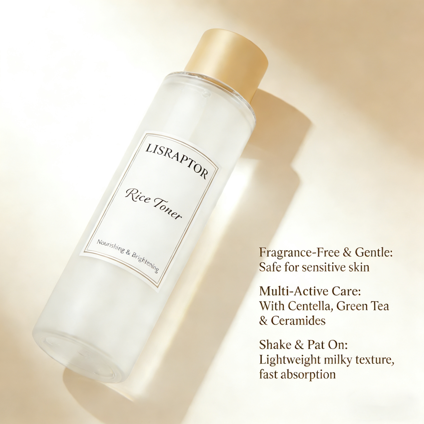 LISRAPTOR®  Rice Toner – Milky Essence for Glowing Skin