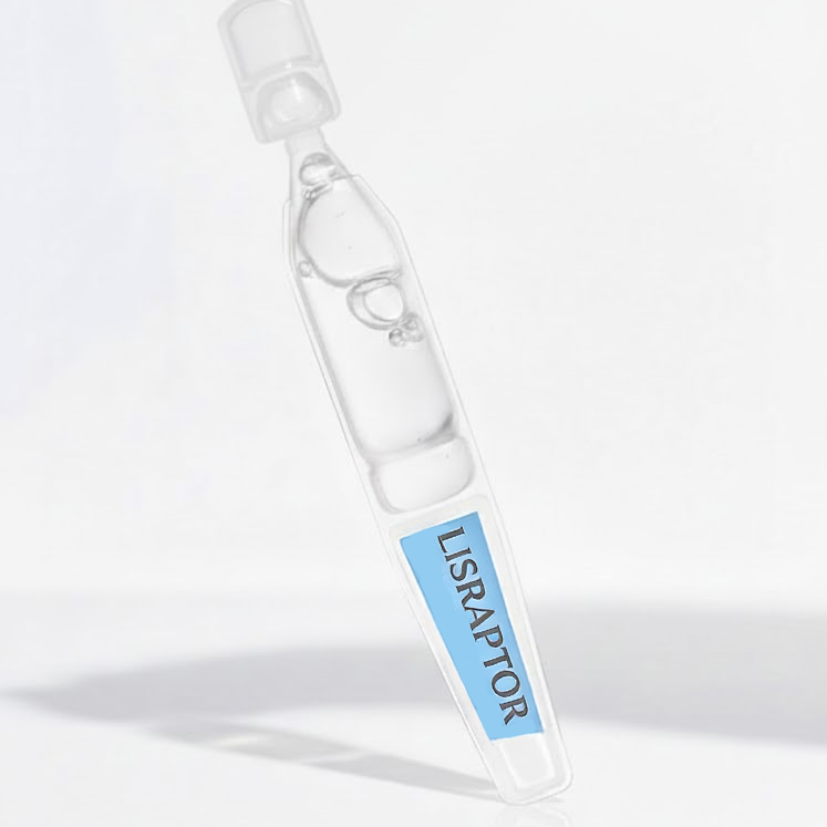 LISRAPTOR® Hyaluronic Acid Serum 3% with Multi-Layer Hydration, Single-Use Vials 30PCS